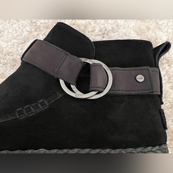 UGG Australia Sloane Ankle Booties Black Suede - Picture 6 of 9